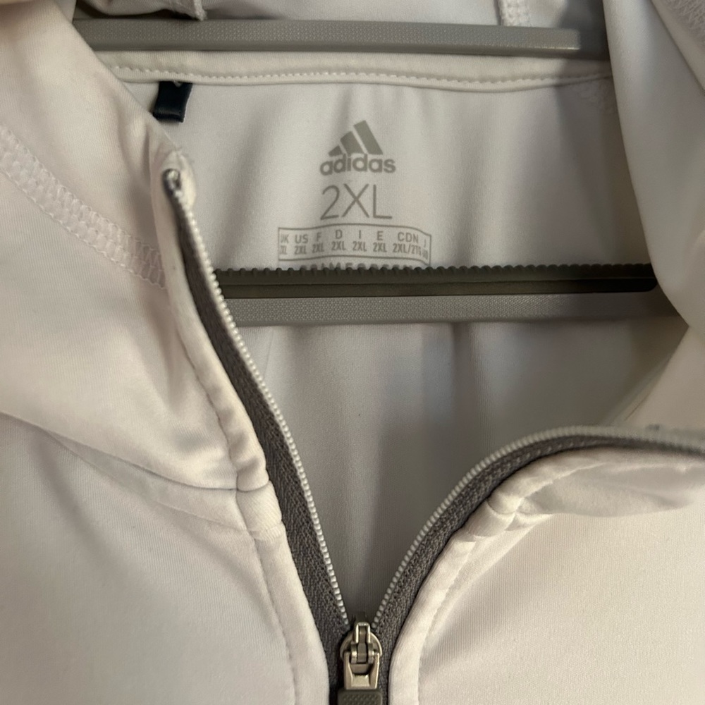 Adidas men’s white golf hoodie XXL